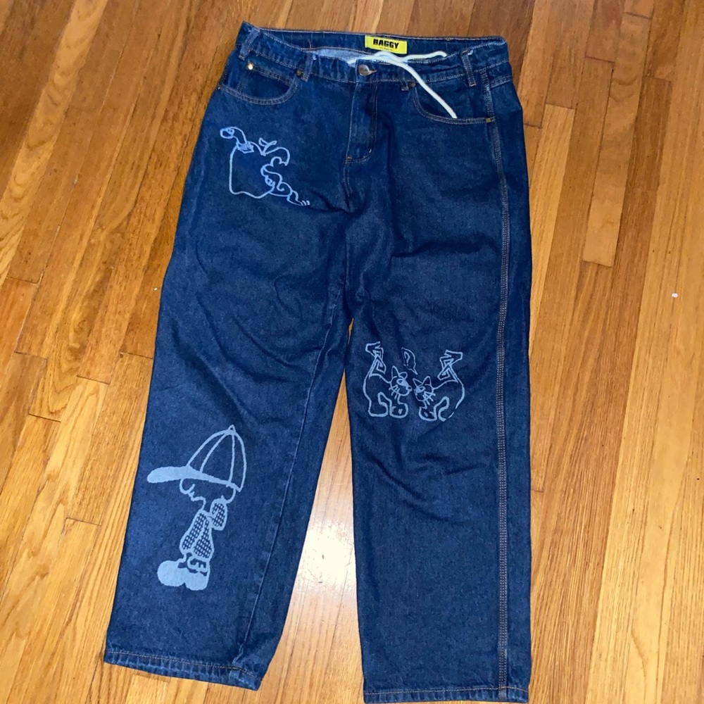 Size 34 BAGGY Butter Jeans